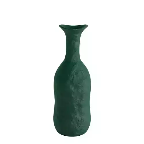Irregular Narrow Metal Vase