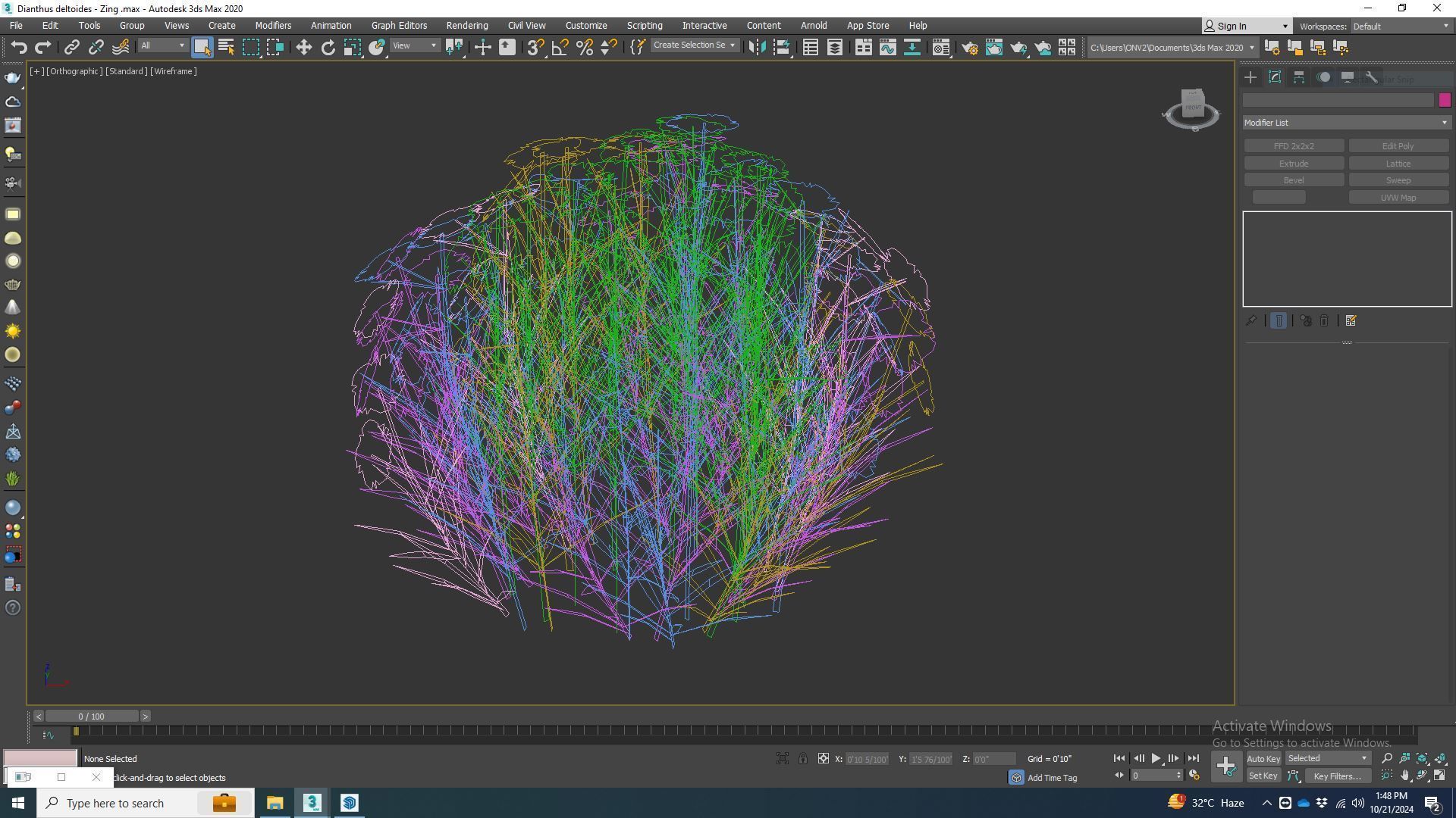 Plant   Dianthus deltoides - Zing   3D model_6