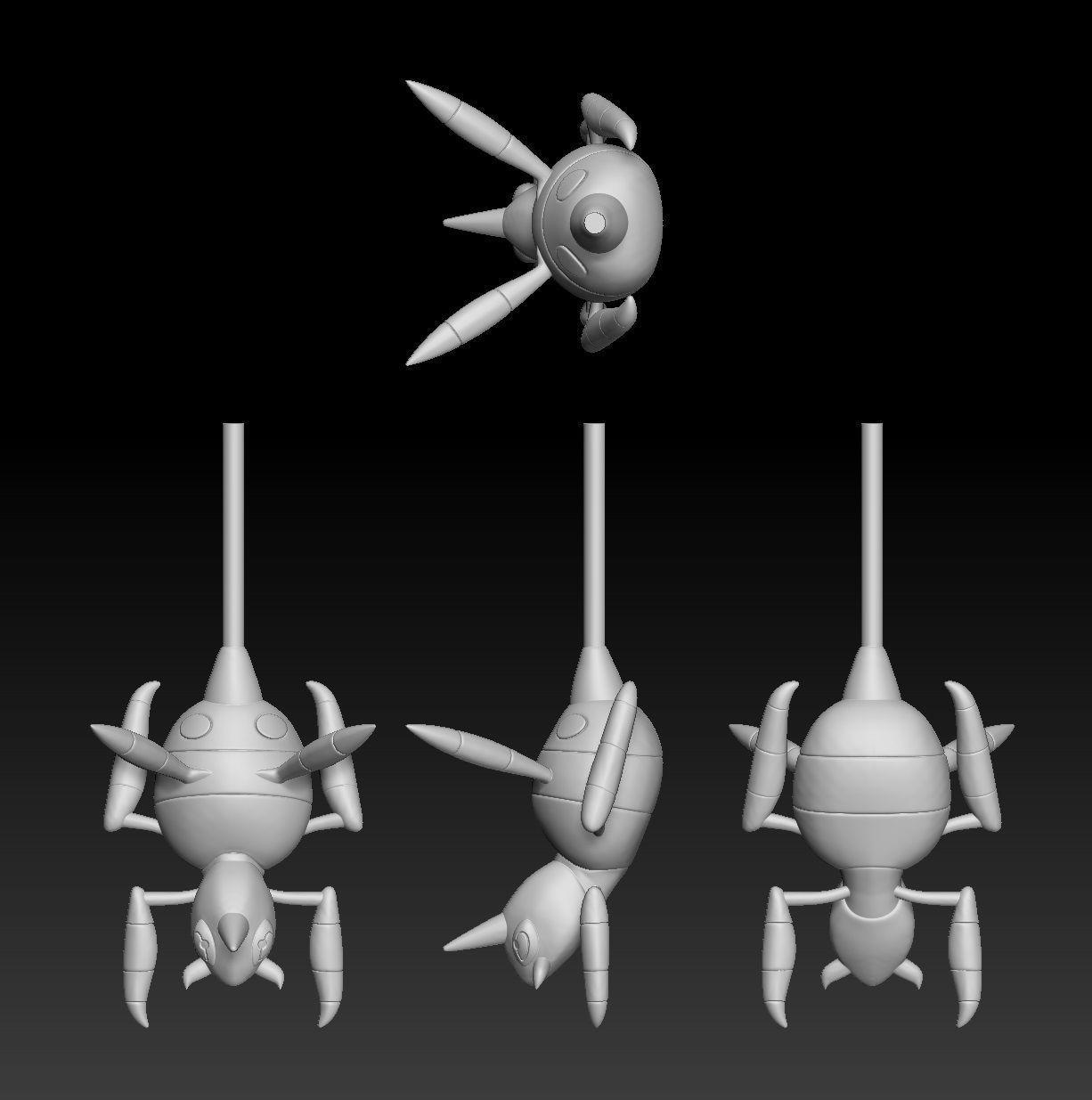 Pokemon Spinarak Ariados 3D print model_2