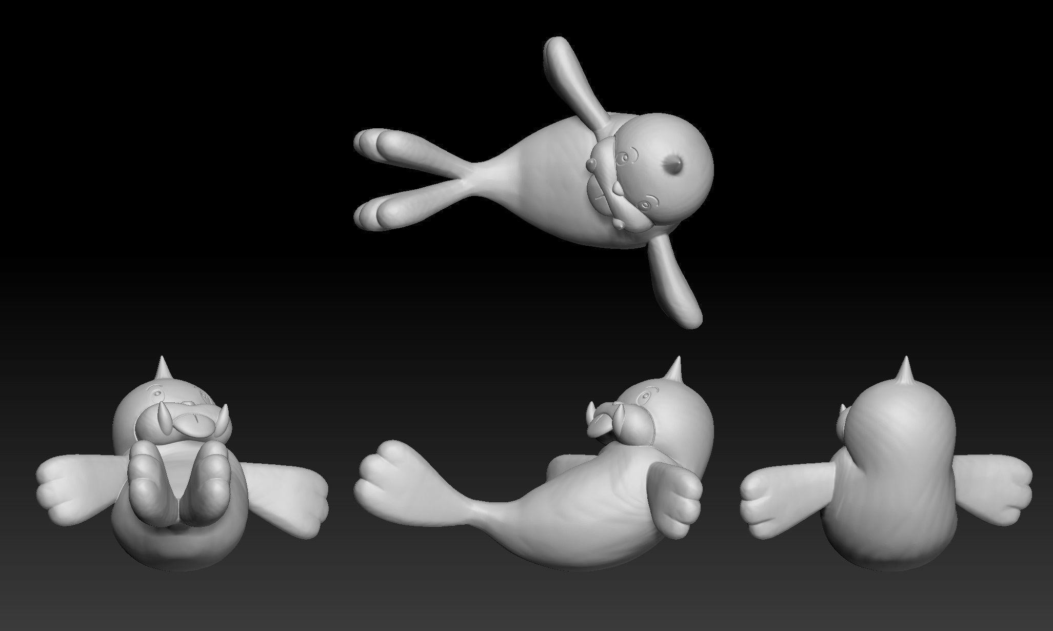 Pokemon Seel Dewgong 3D print model_1