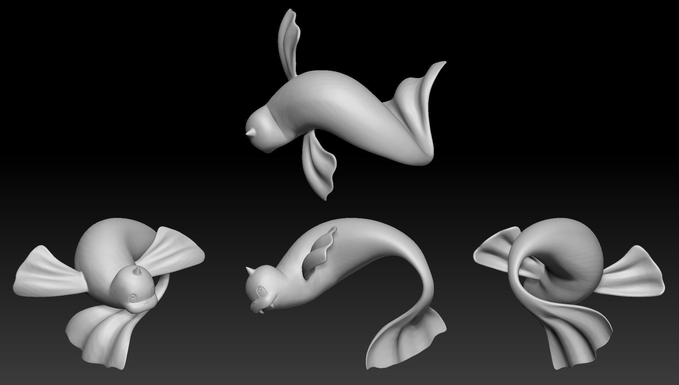 Pokemon Seel Dewgong 3D print model_2