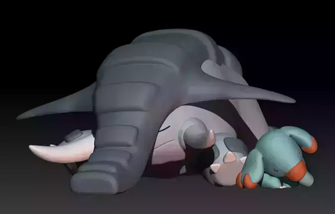Pokemon Phanpy Donphan