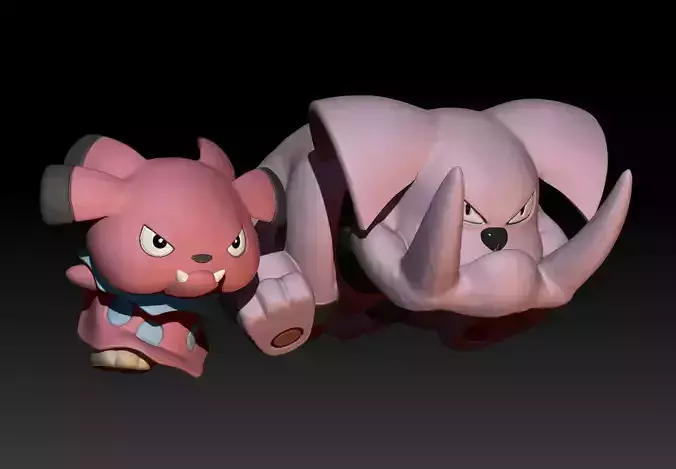 Pokemon Snubbull Granbull
