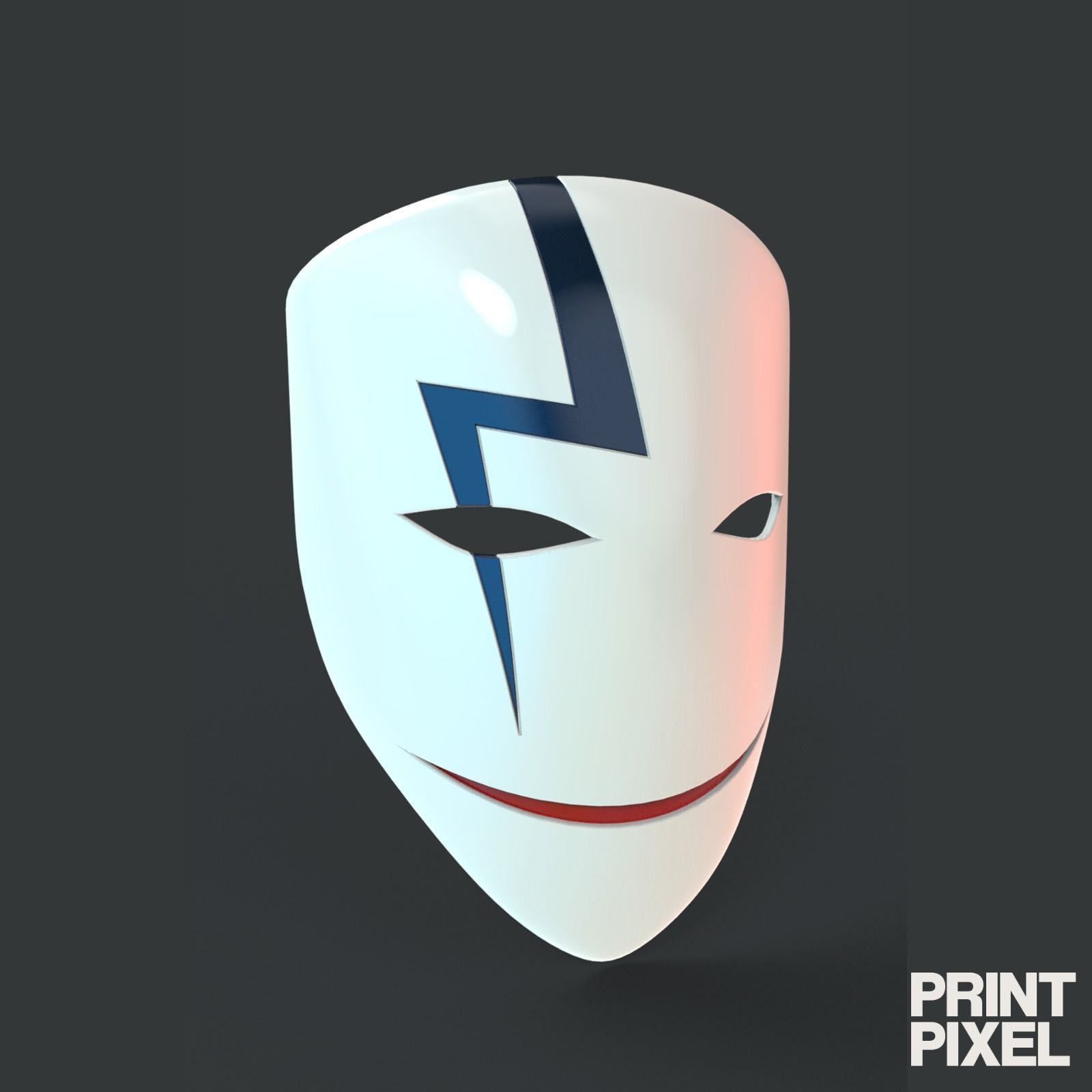 Hei Mask - Darker Than Black Weapon 3D print model_3