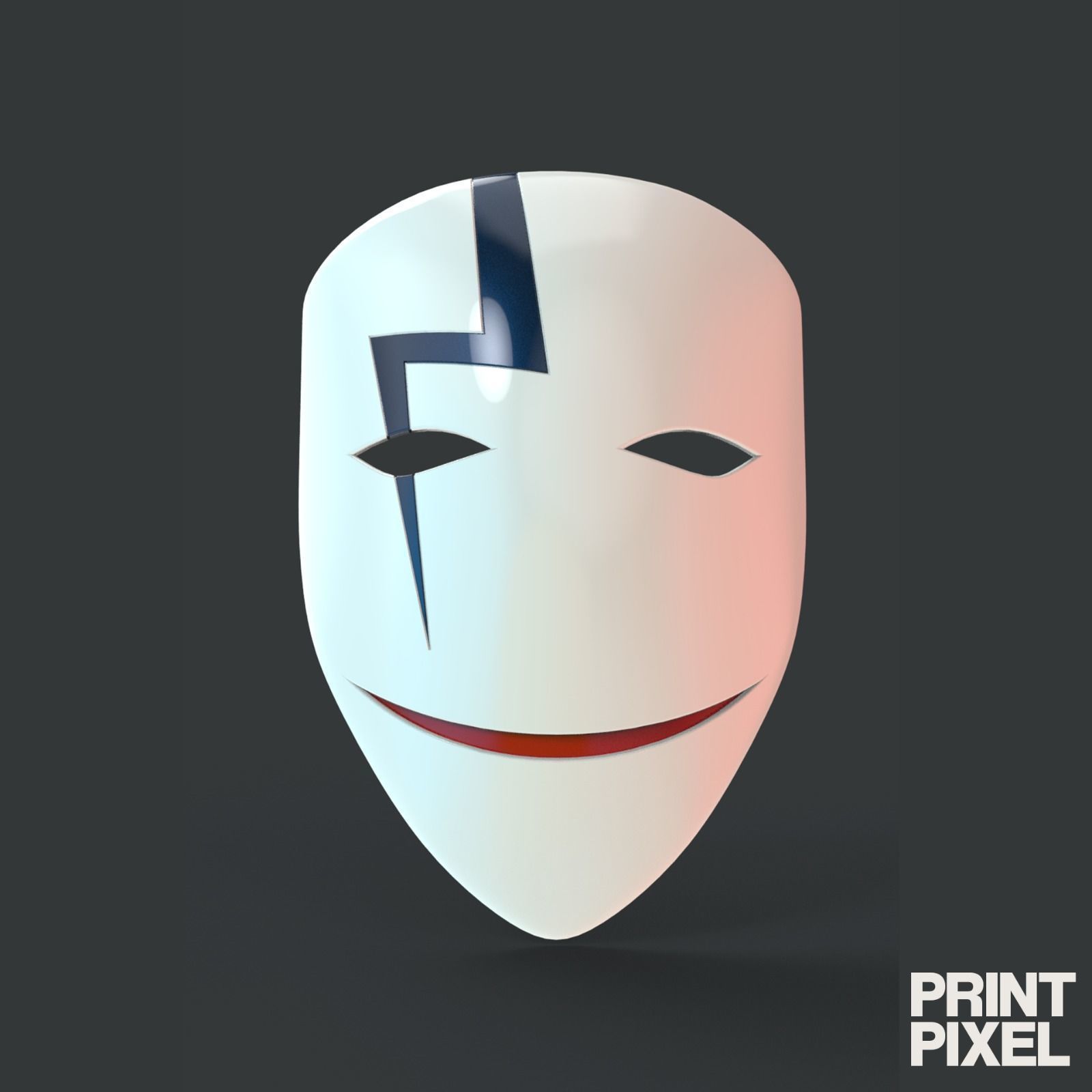Hei Mask - Darker Than Black Weapon 3D print model_1