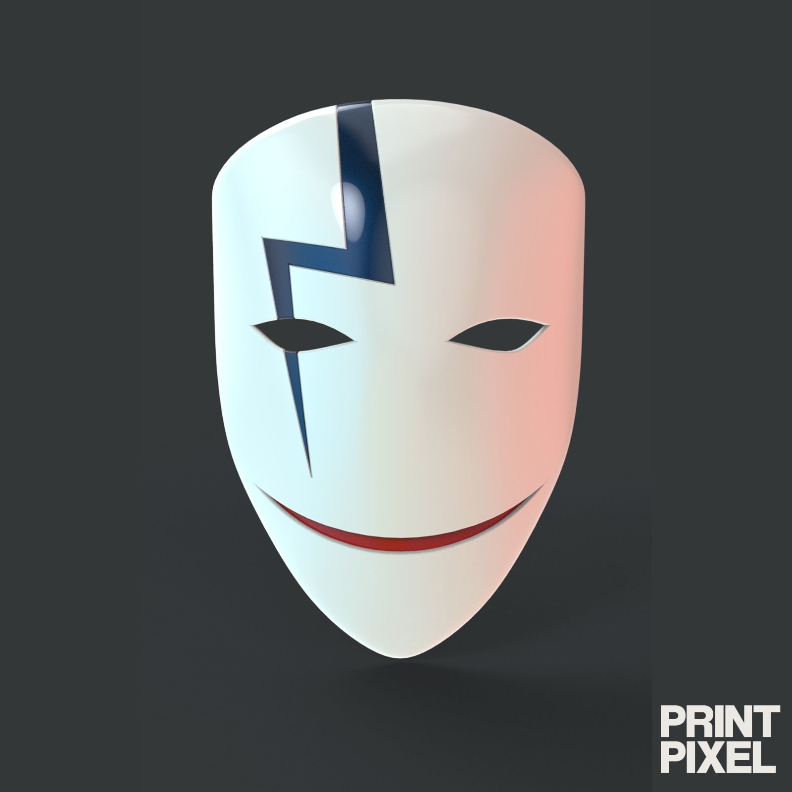 Hei Mask - Darker Than Black Weapon 3D print model_2