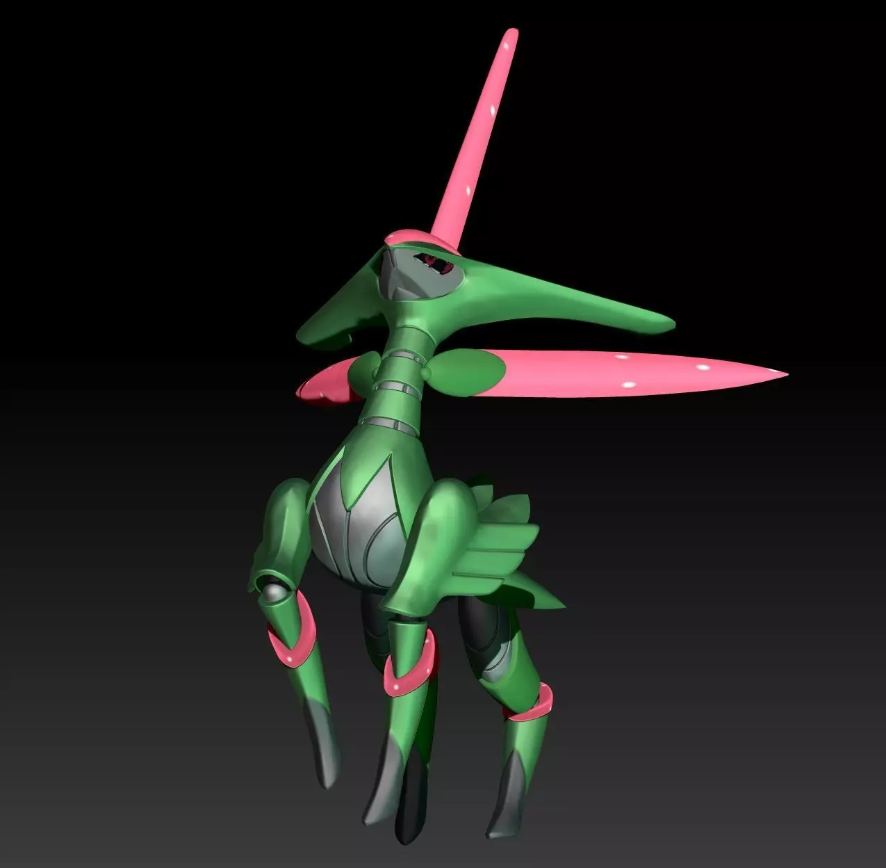 Pokemon Paradox Future Virizion Iron Leaves 3D print model