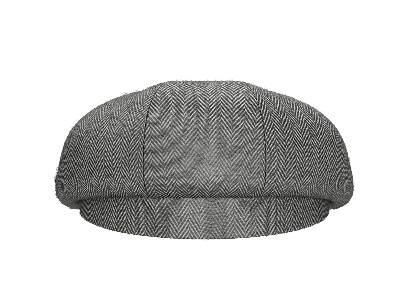 Newsboy Cap 3D model_9