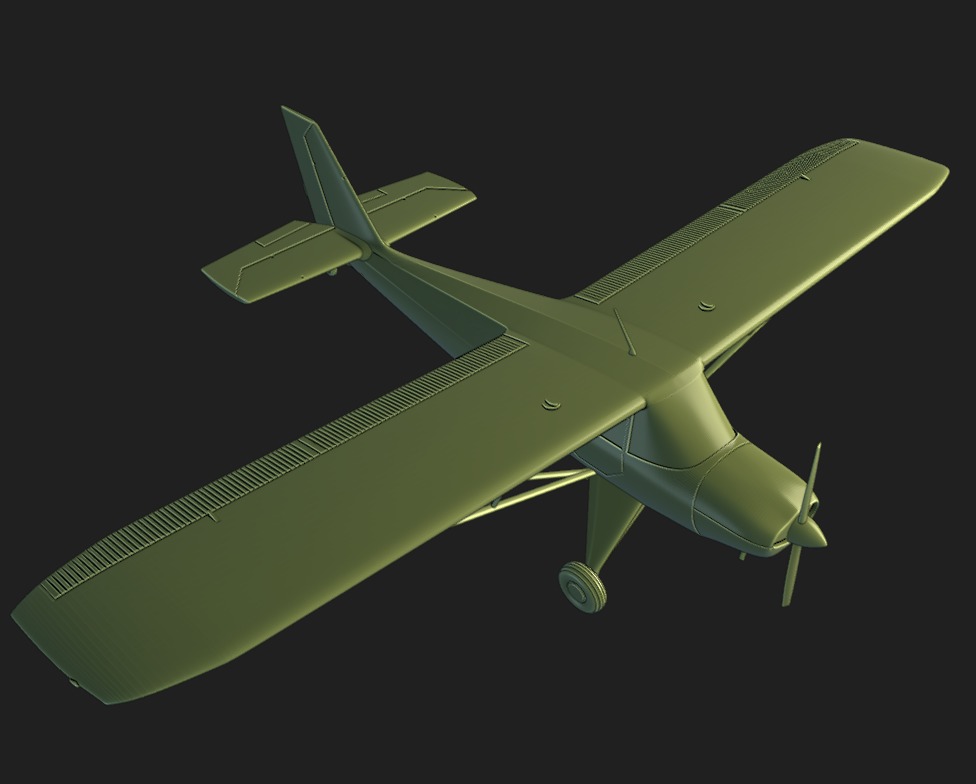 Aero Boero 115 ready to 3D printing 3D print model_1
