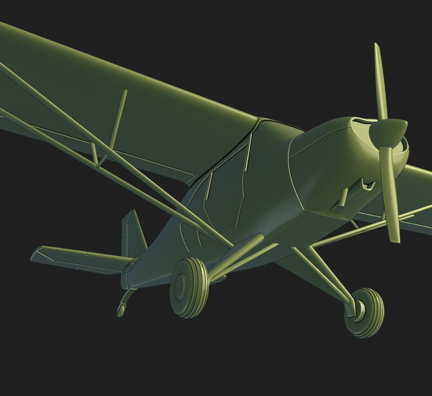 Aero Boero 115 ready to 3D printing 3D print model_4