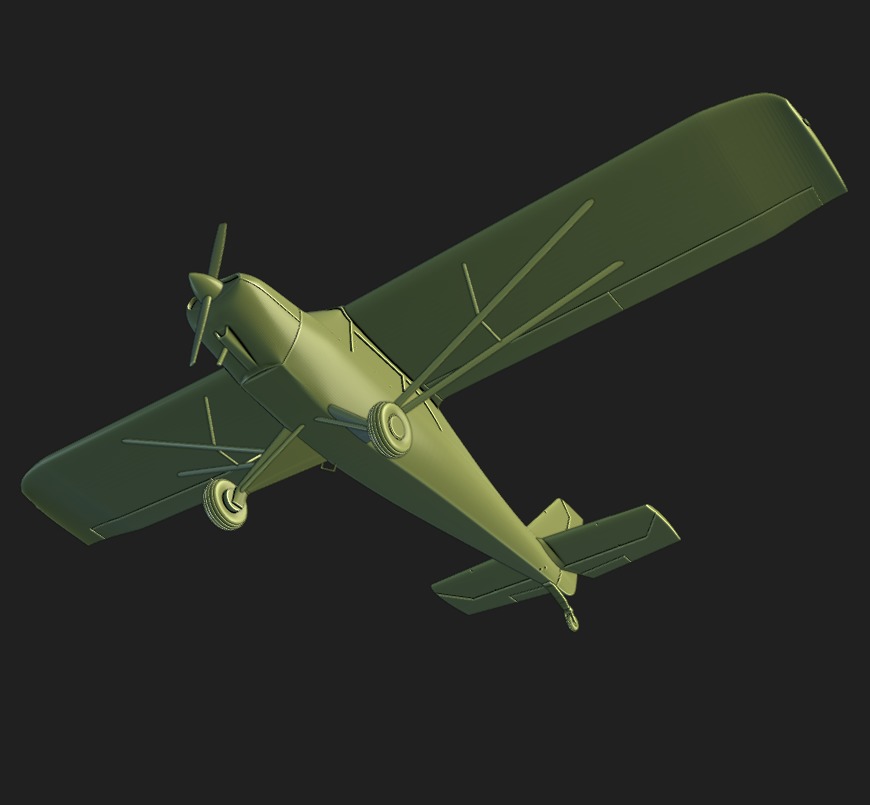 Aero Boero 115 ready to 3D printing 3D print model_2