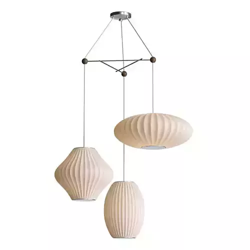 Triple Bubble Lamp Fixture Herman Miller Nelson