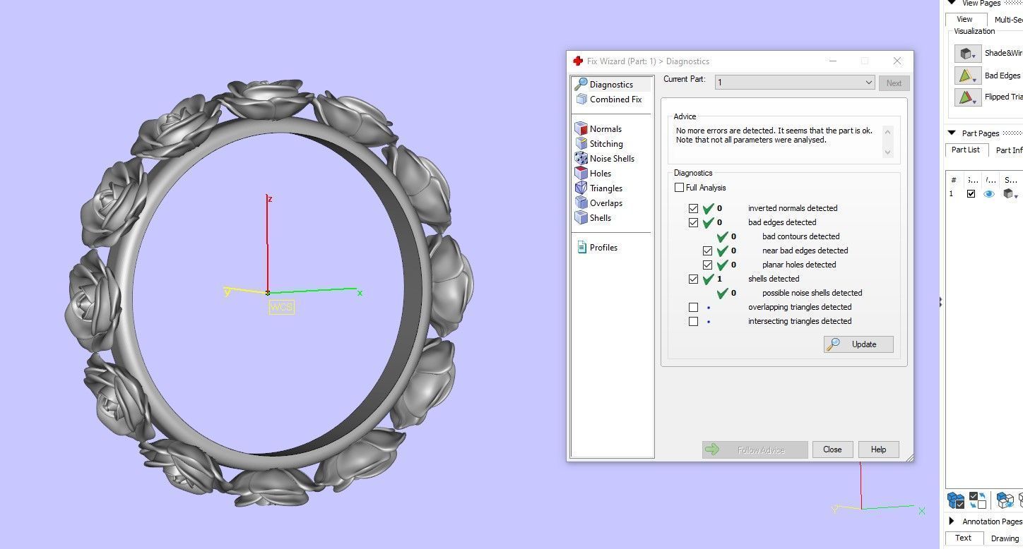 Rose Ring 3D print model_4