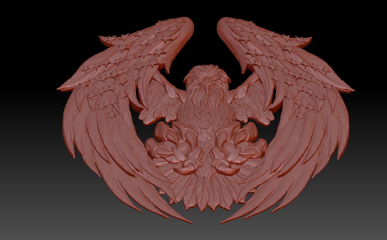 Eagle America 3D print model_3