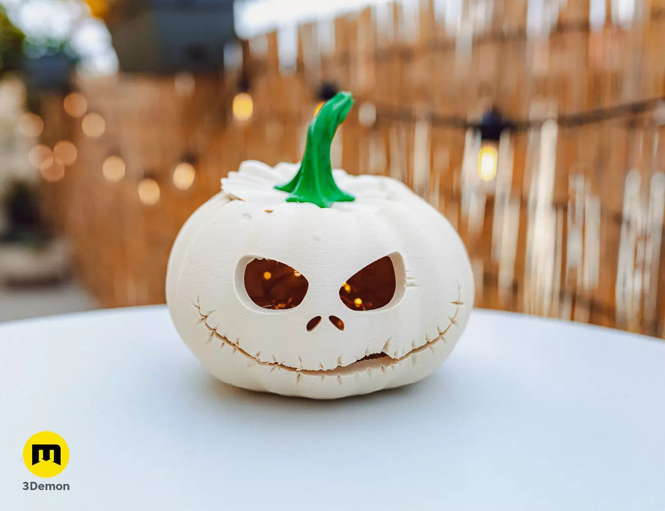 Jack Skellington Pumpkin Lantern 3D print model_0