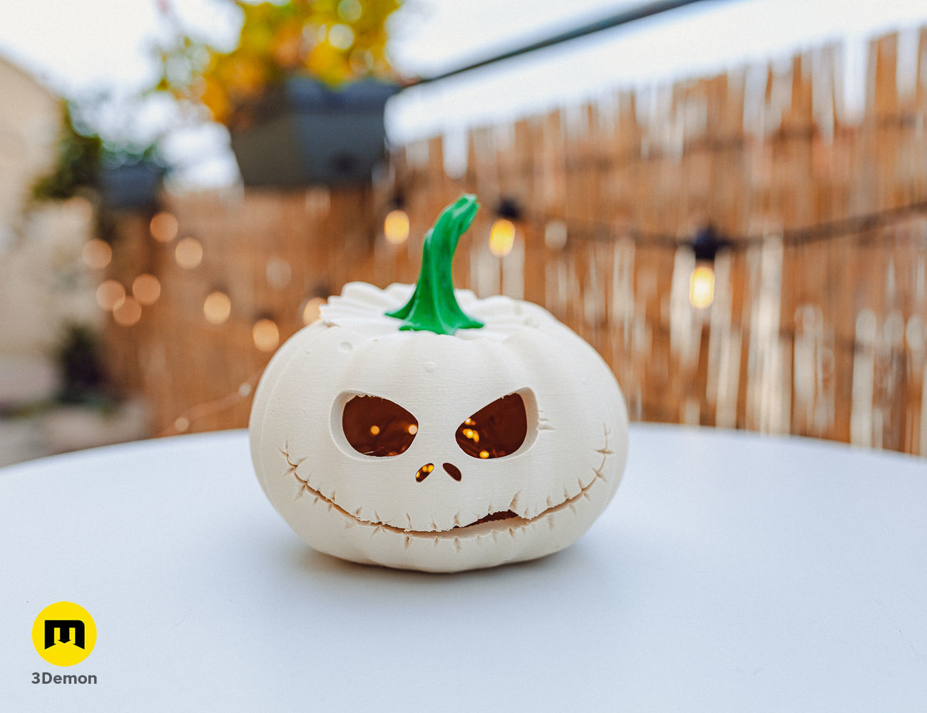 Jack Skellington Pumpkin Lantern 3D print model_4