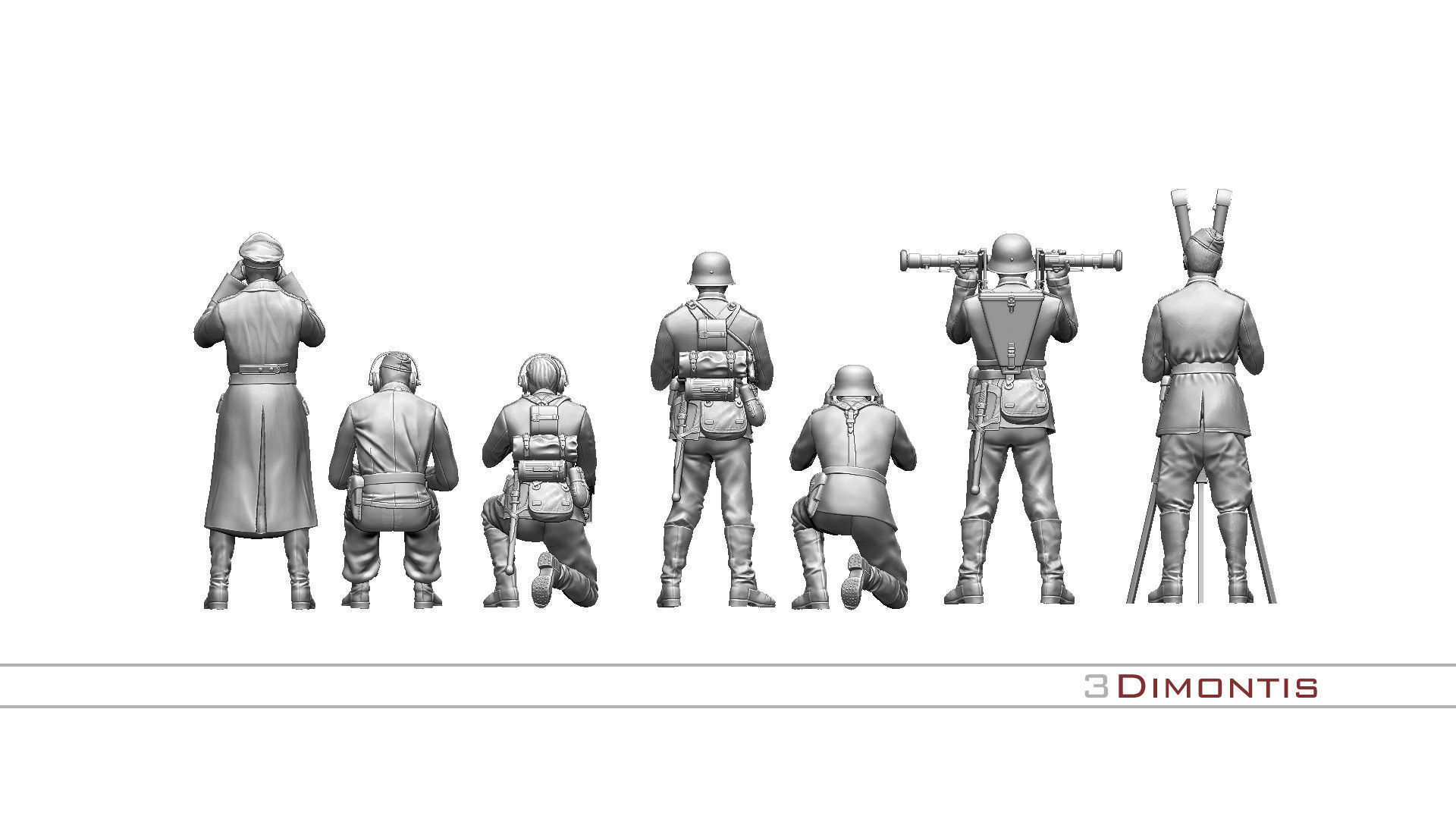 German command post ww2 3D print model_39