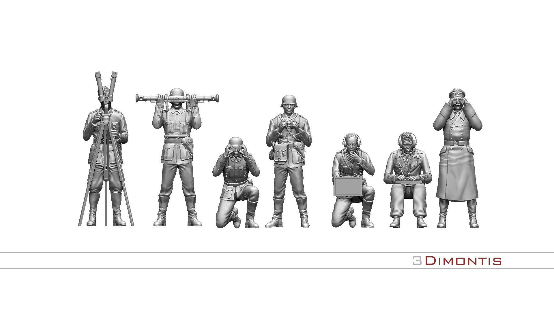 German command post ww2 3D print model_89