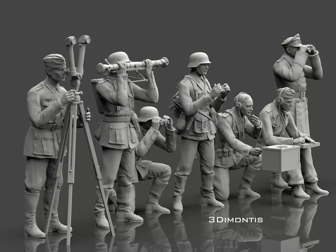 German command post ww2 3D print model_0