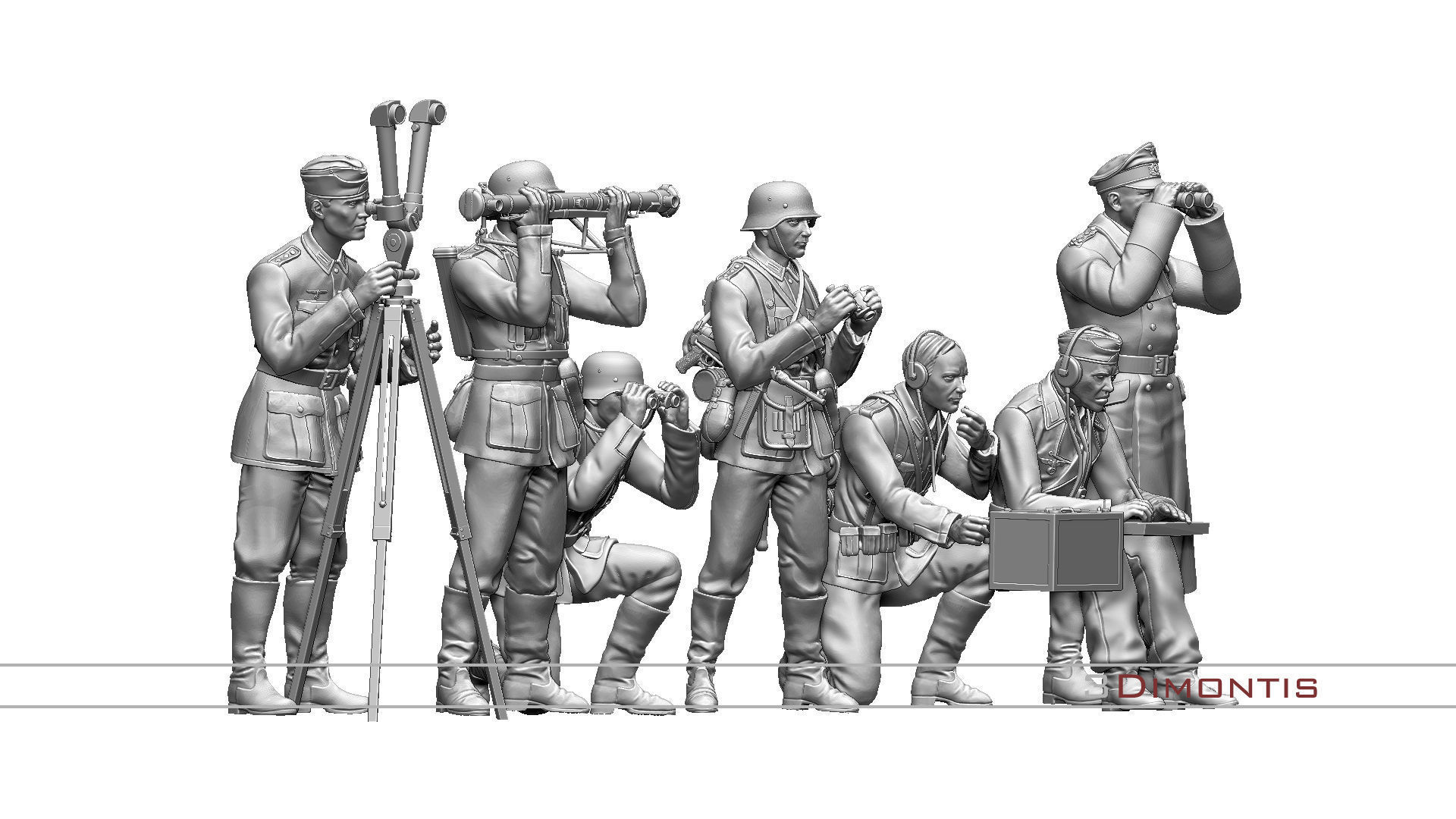 German command post ww2 3D print model_21