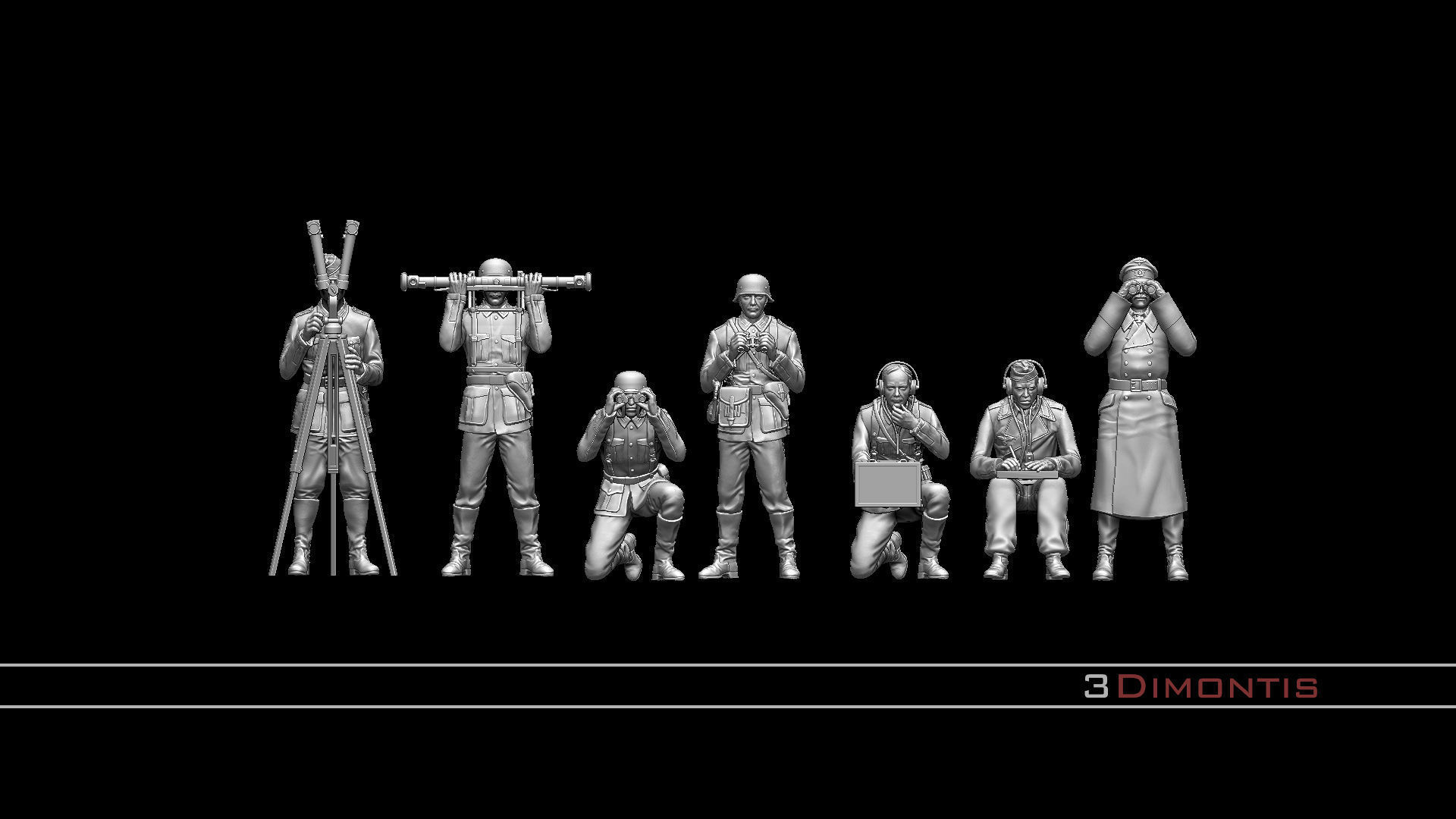 German command post ww2 3D print model_50