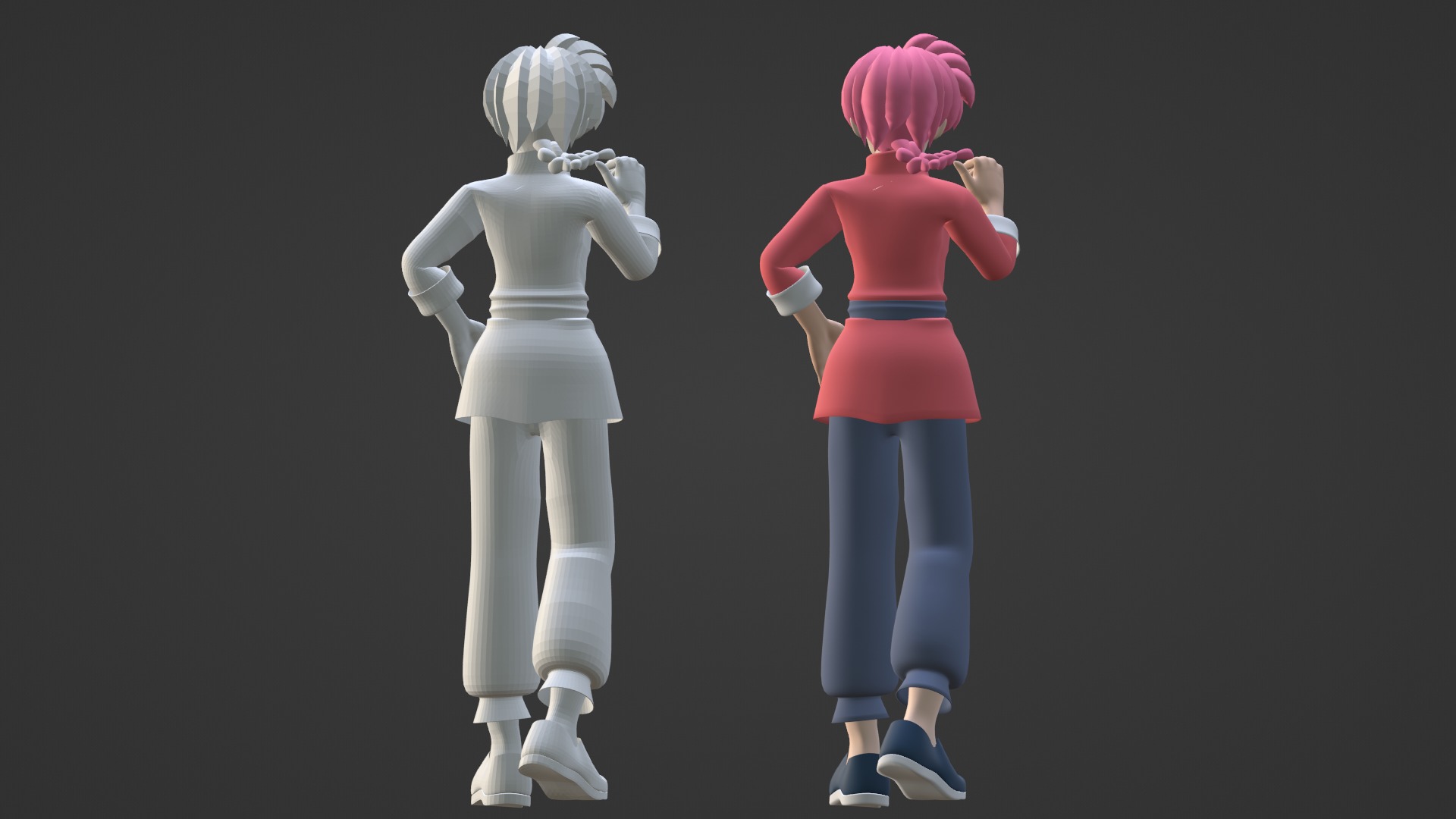 Ranma Saotome Female - Ranma 3D model_17