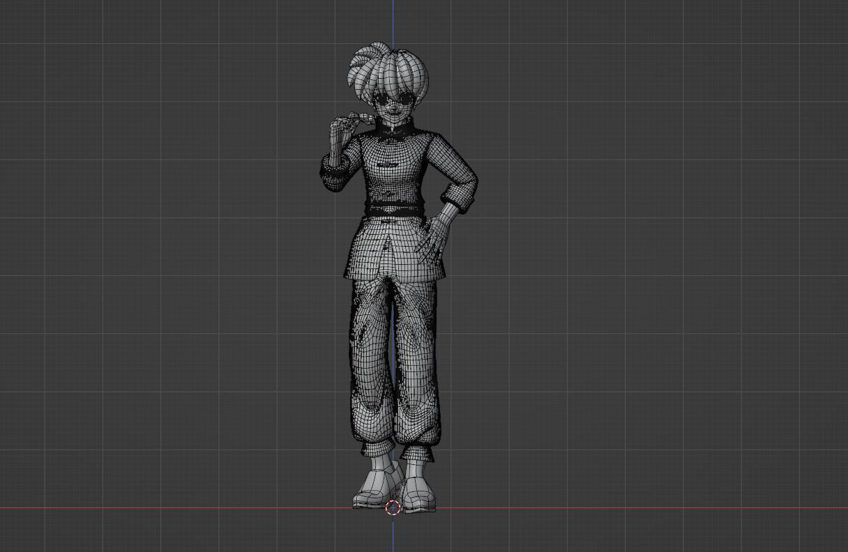 Ranma Saotome Female - Ranma 3D model_9