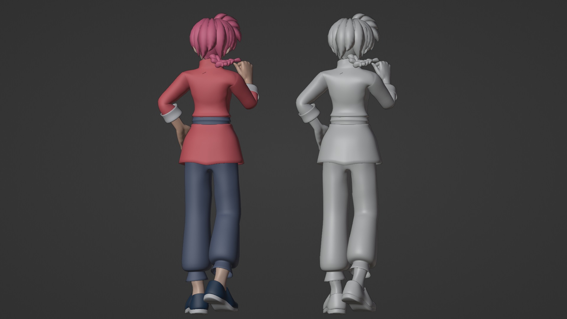 Ranma Saotome Female - Ranma 3D model_19