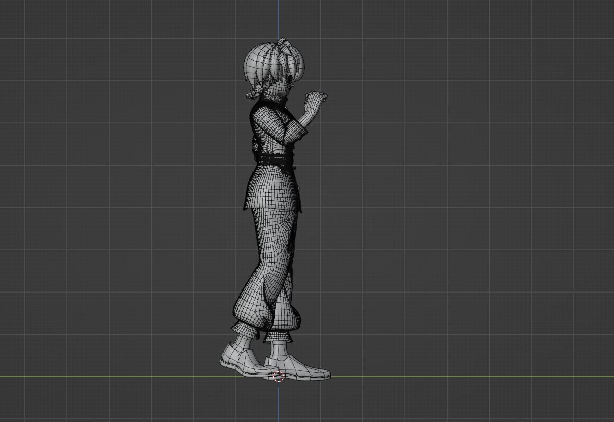 Ranma Saotome Female - Ranma 3D model_12