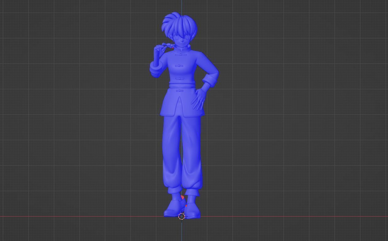 Ranma Saotome Female - Ranma 3D model_15