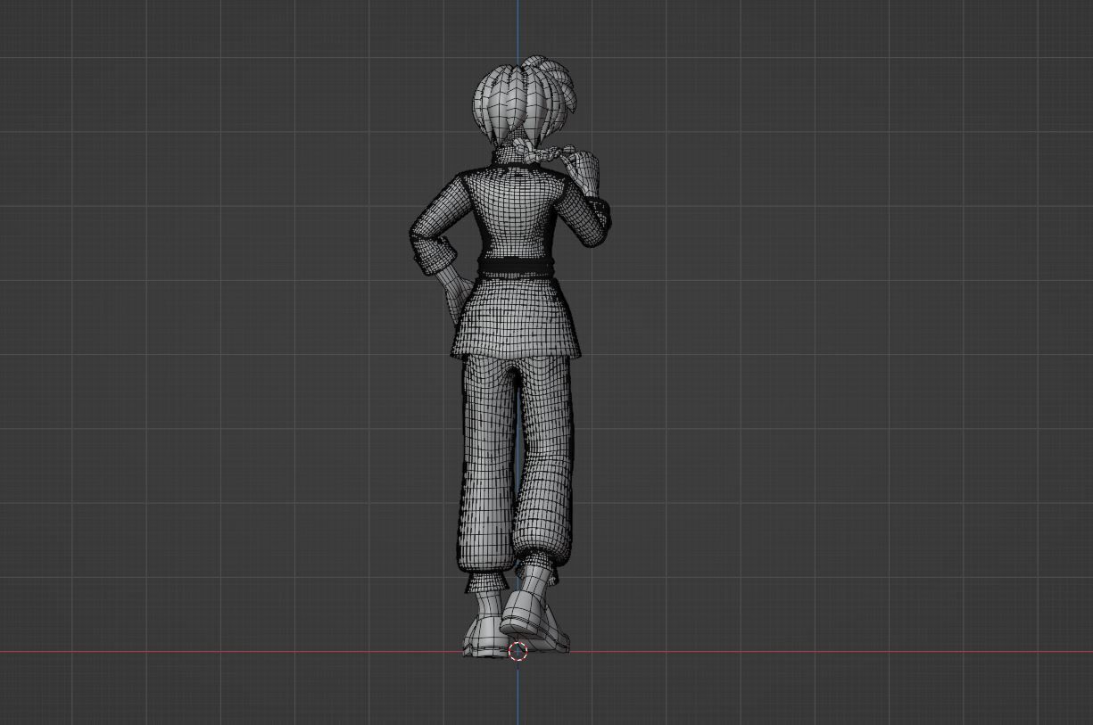 Ranma Saotome Female - Ranma 3D model_11