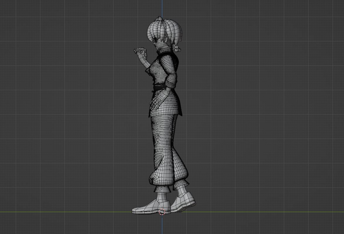 Ranma Saotome Female - Ranma 3D model_10