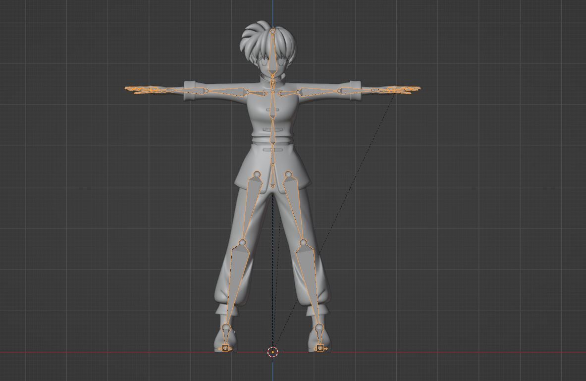 Ranma Saotome Female - Ranma 3D model_14
