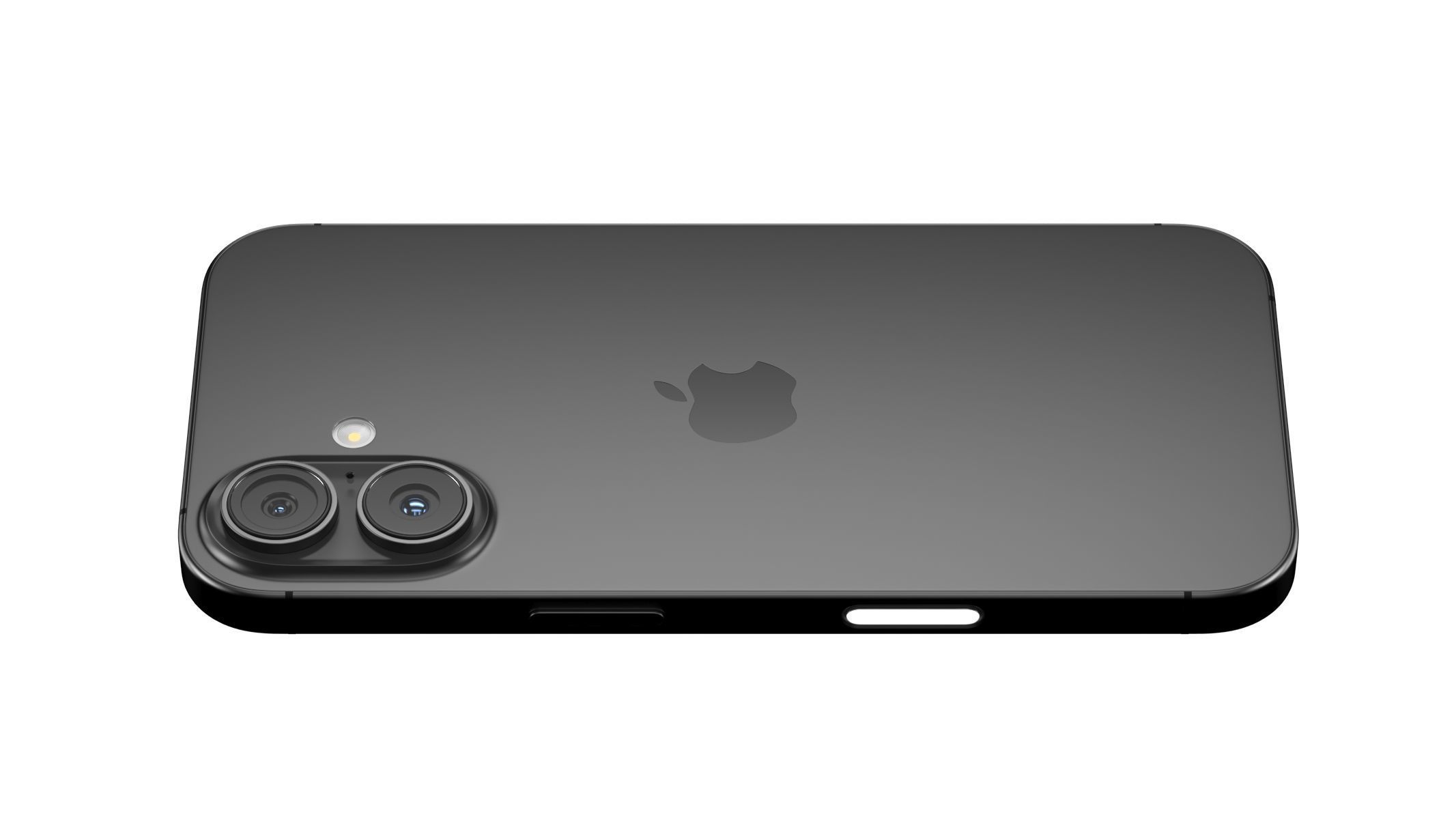 Apple iPhone 16 Black 3D model_4