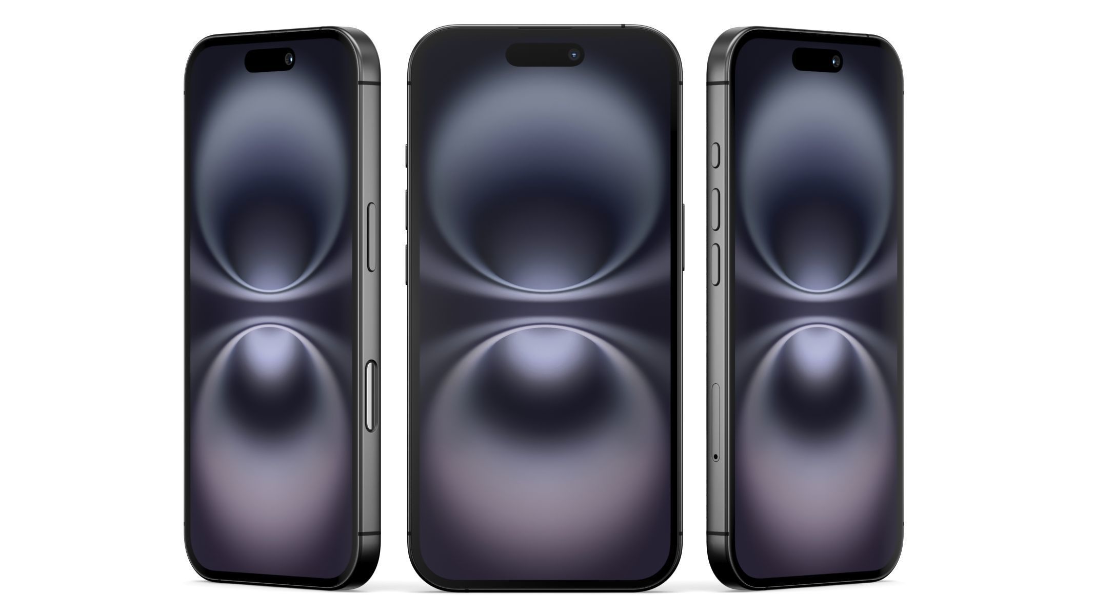 Apple iPhone 16 Black 3D model_8