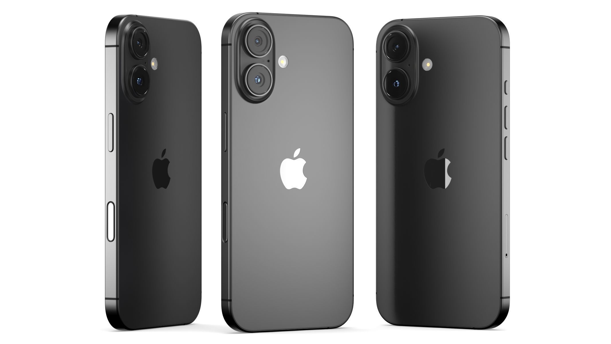 Apple iPhone 16 Black 3D model_9