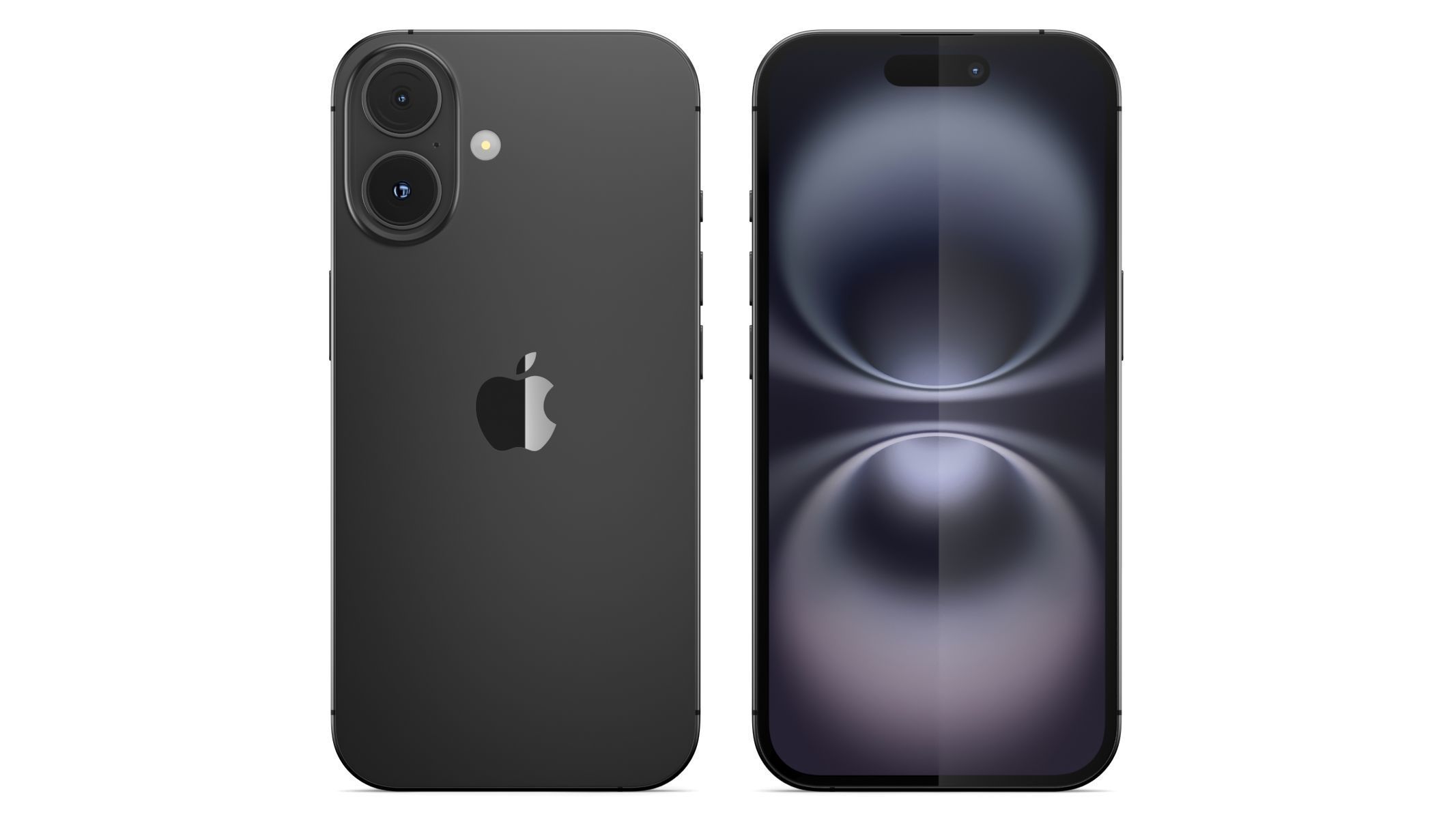 Apple iPhone 16 Black 3D model_1
