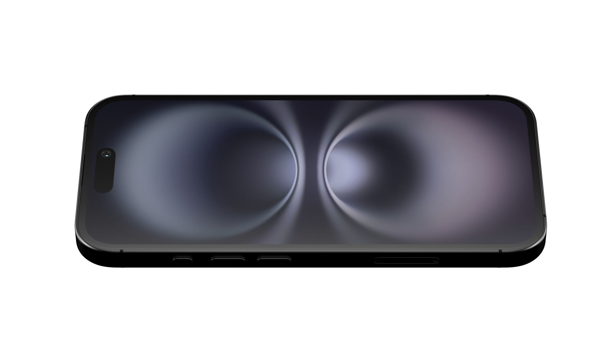 Apple iPhone 16 Black 3D model_3