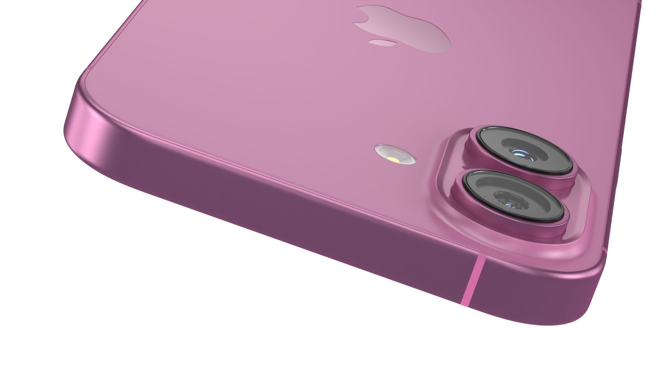 Apple iPhone 16 Pink 3D model_7