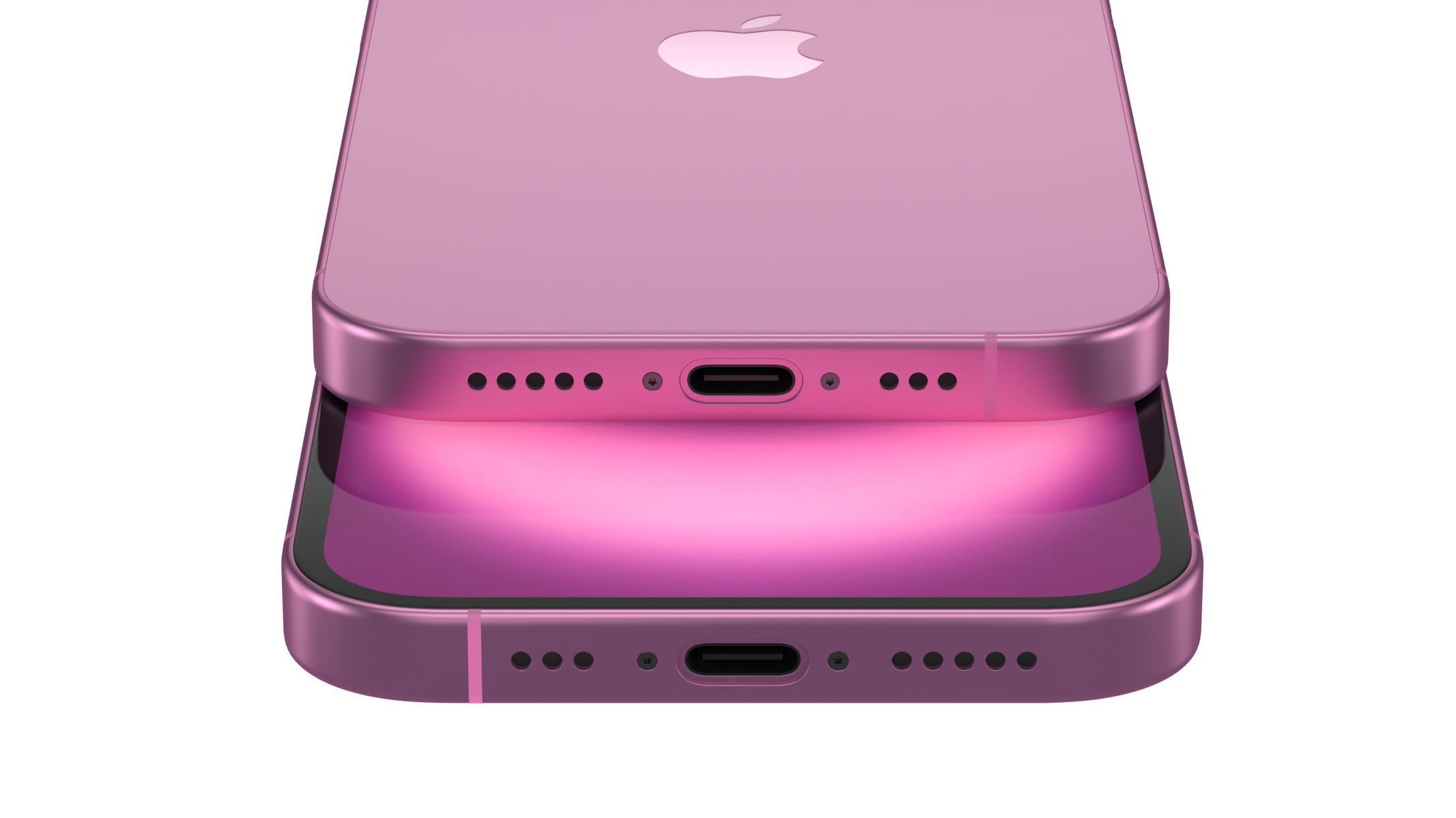 Apple iPhone 16 Pink 3D model_10