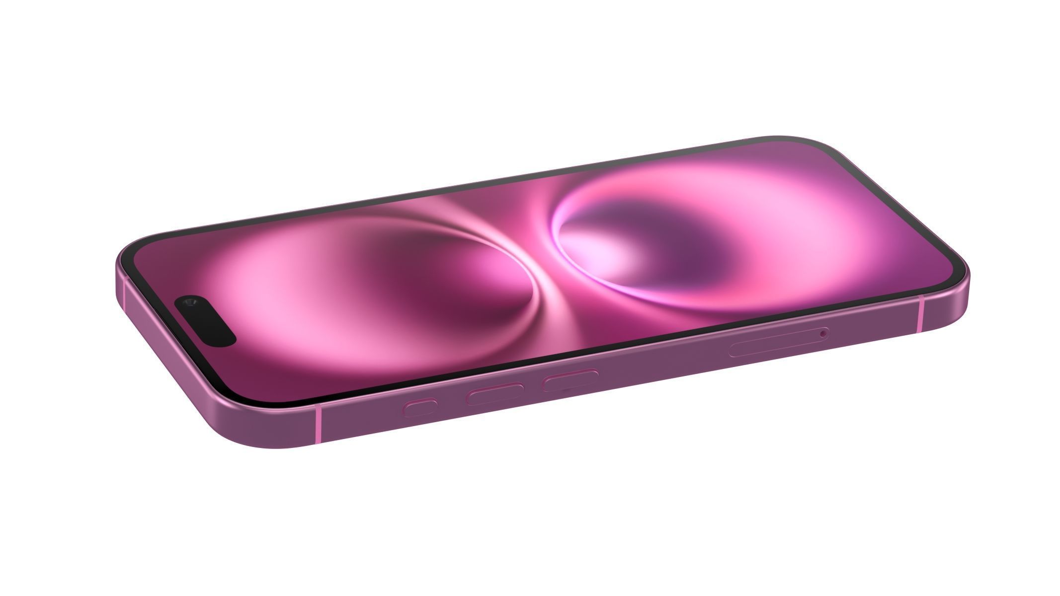 Apple iPhone 16 Pink 3D model_5