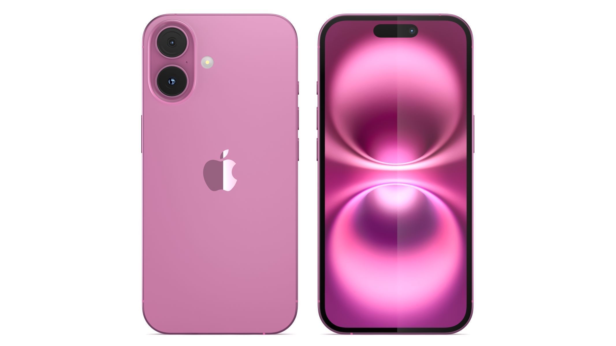 Apple iPhone 16 Pink 3D model_1
