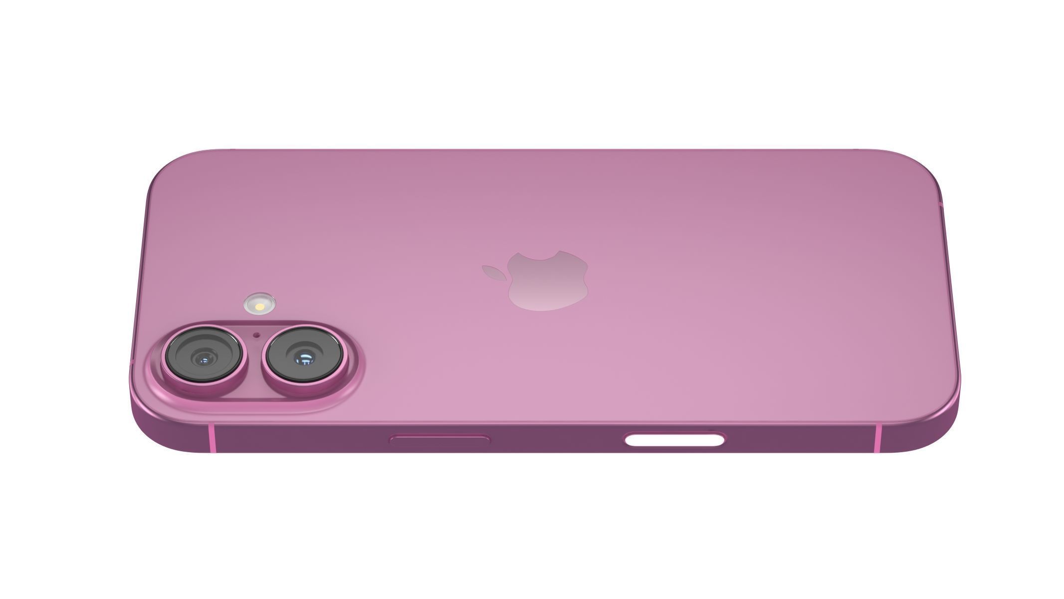 Apple iPhone 16 Pink 3D model_4