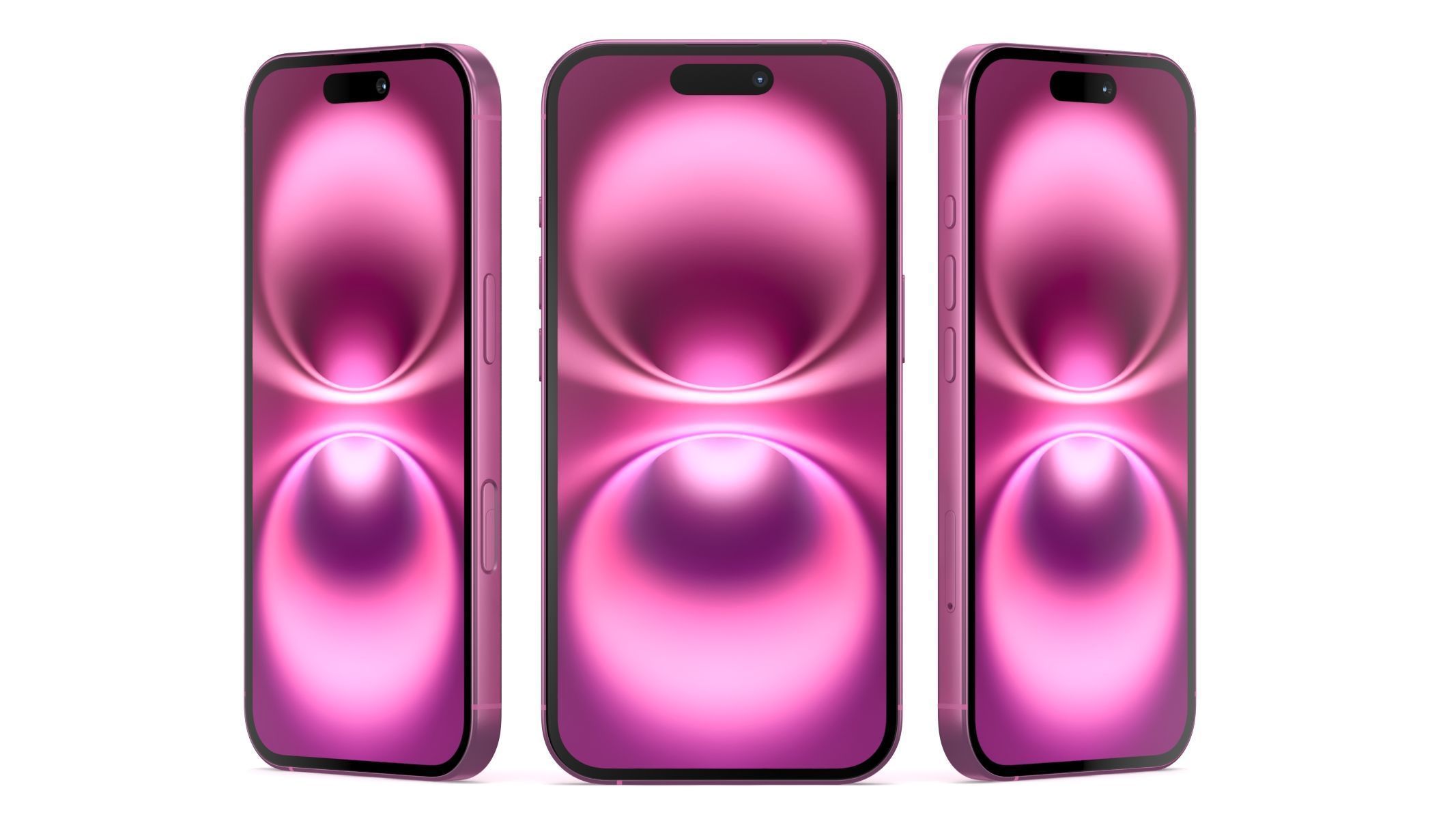 Apple iPhone 16 Pink 3D model_8