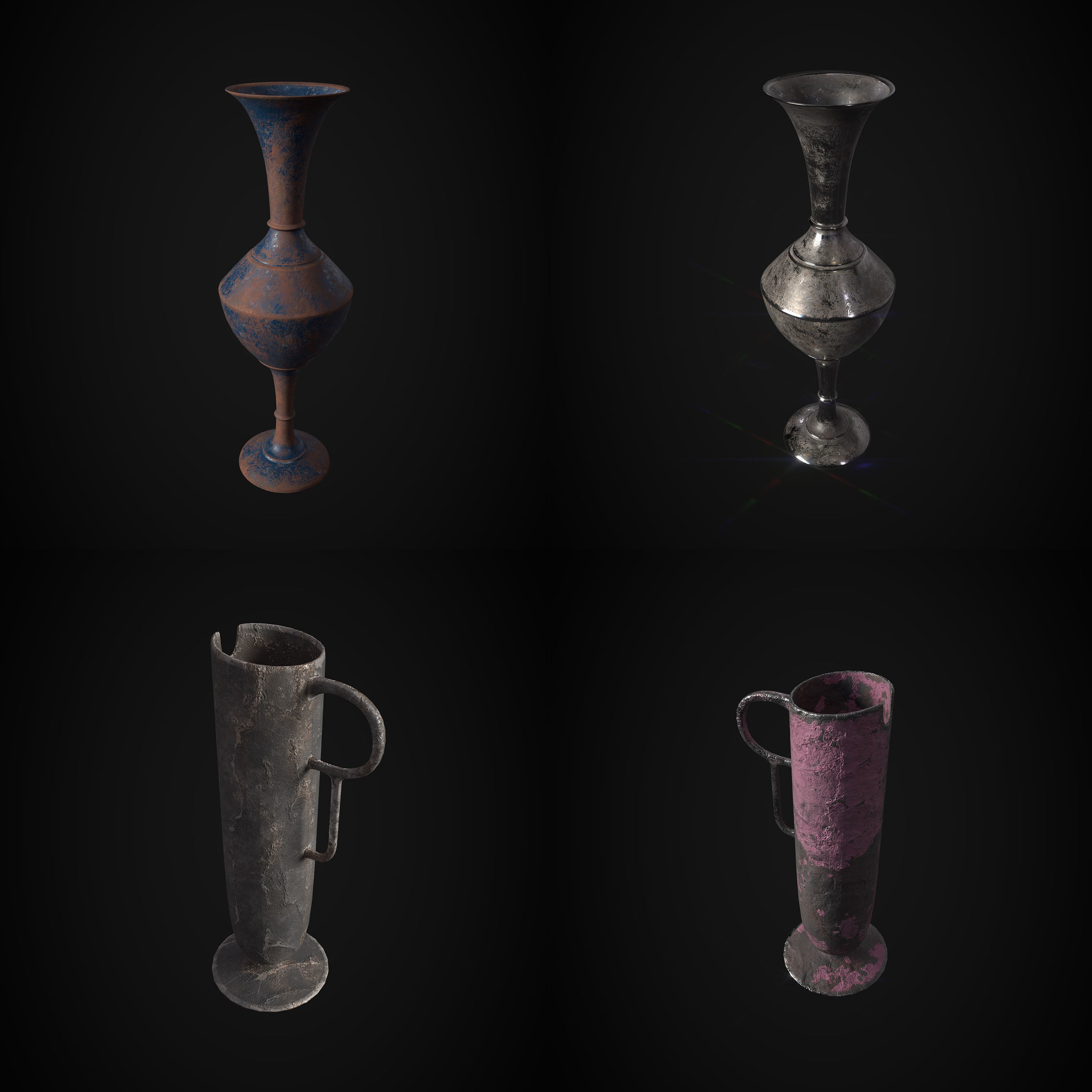 Painted Metal 8 Smart Material - Vol 03 - SPSM - Maps Texture_13