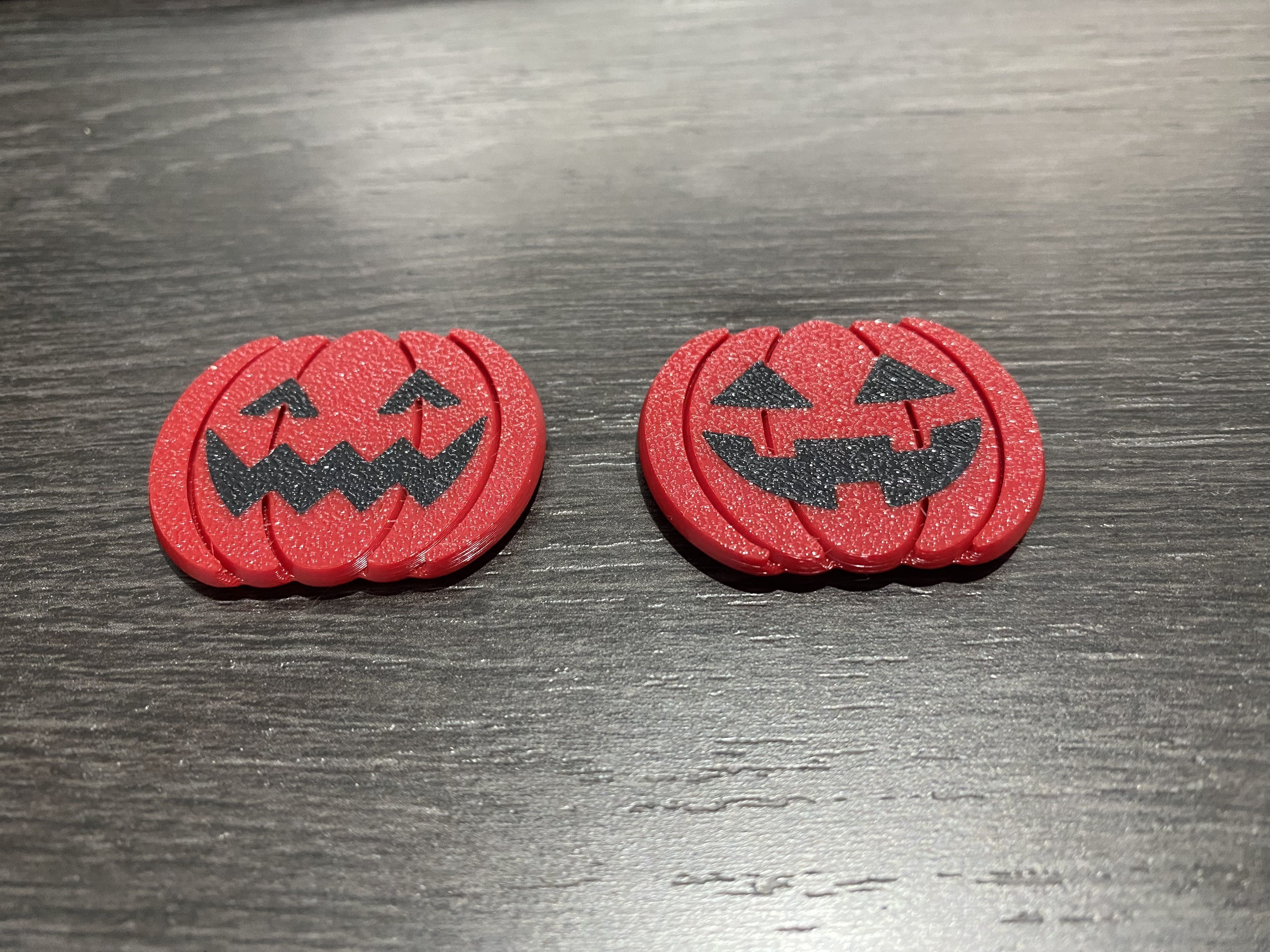 Halloween Pumpkin Keychain 3D print model_8