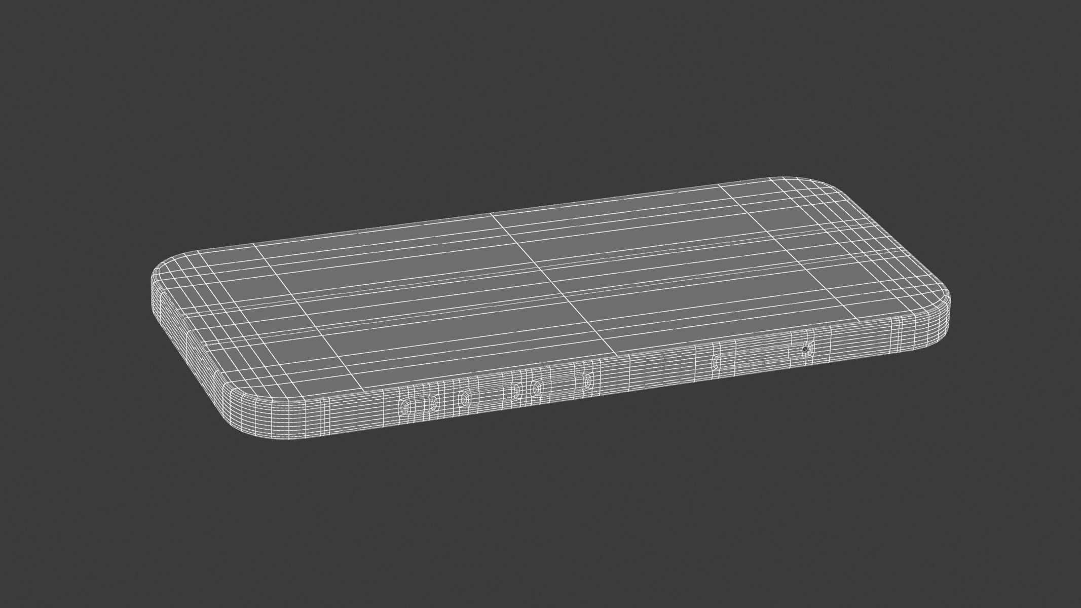 Apple iPhone 16 White 3D model_15