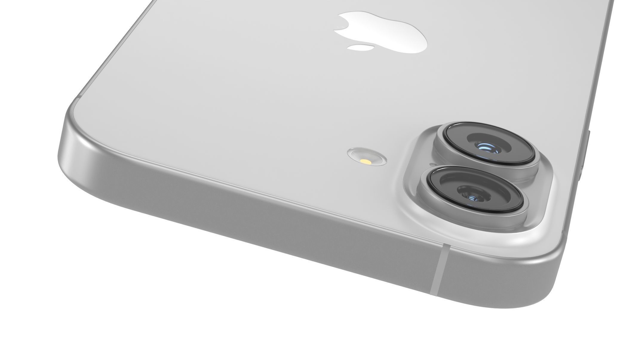 Apple iPhone 16 White 3D model_9