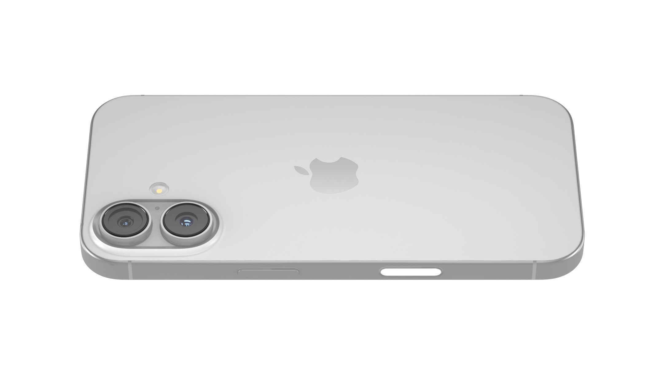 Apple iPhone 16 White 3D model_6