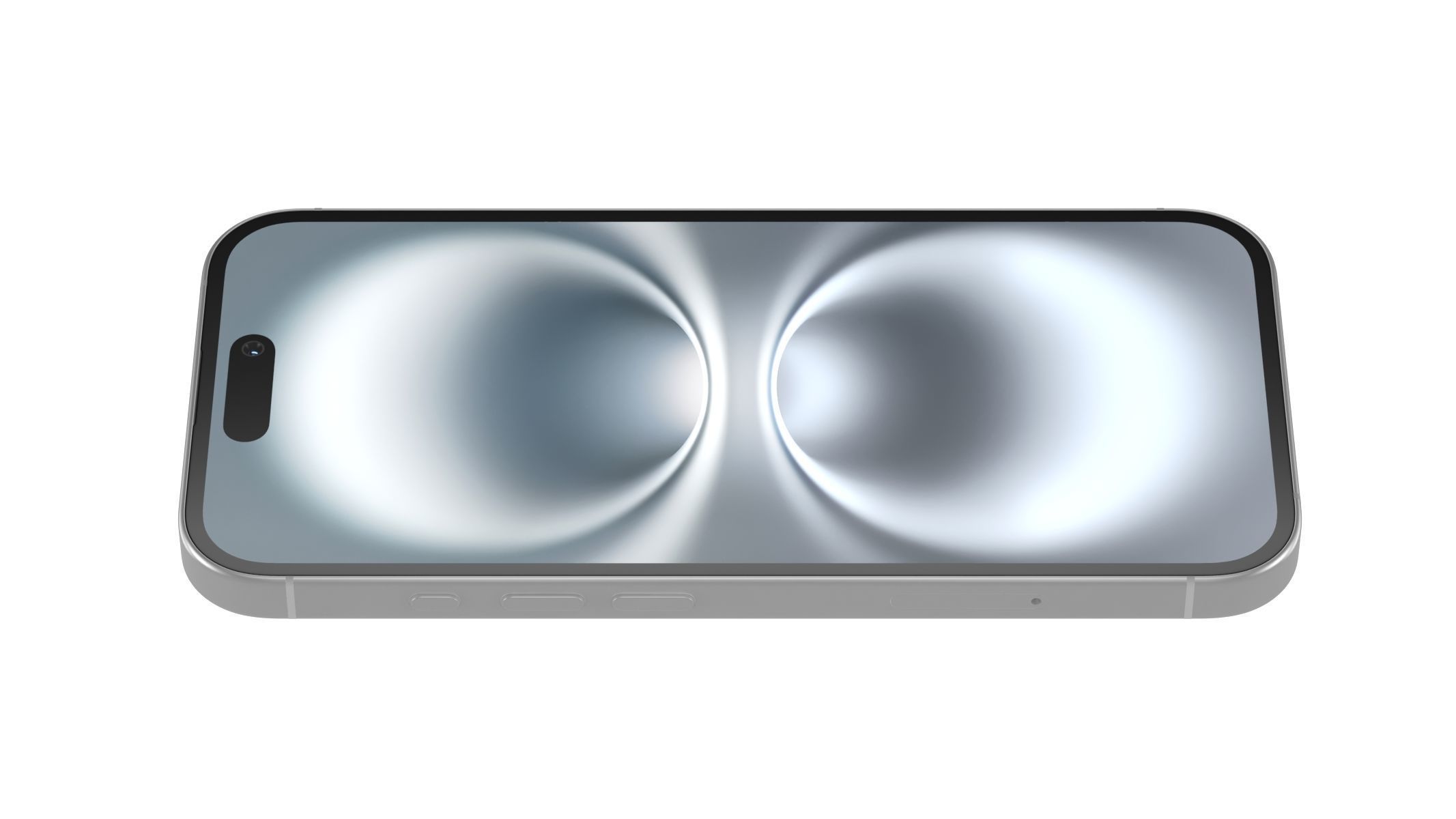 Apple iPhone 16 White 3D model_5